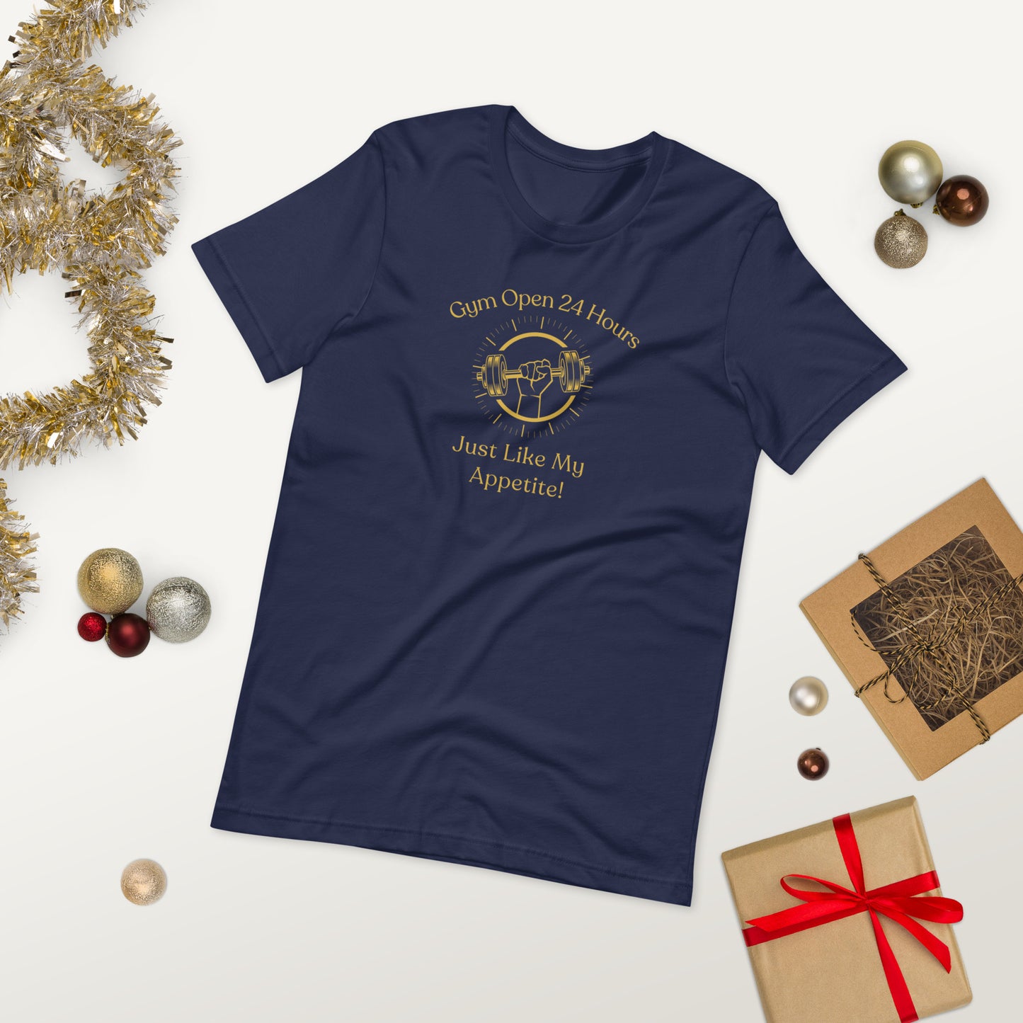 Gym Open 24 Hours – Just Like My Appetite! Men's T-Shirt