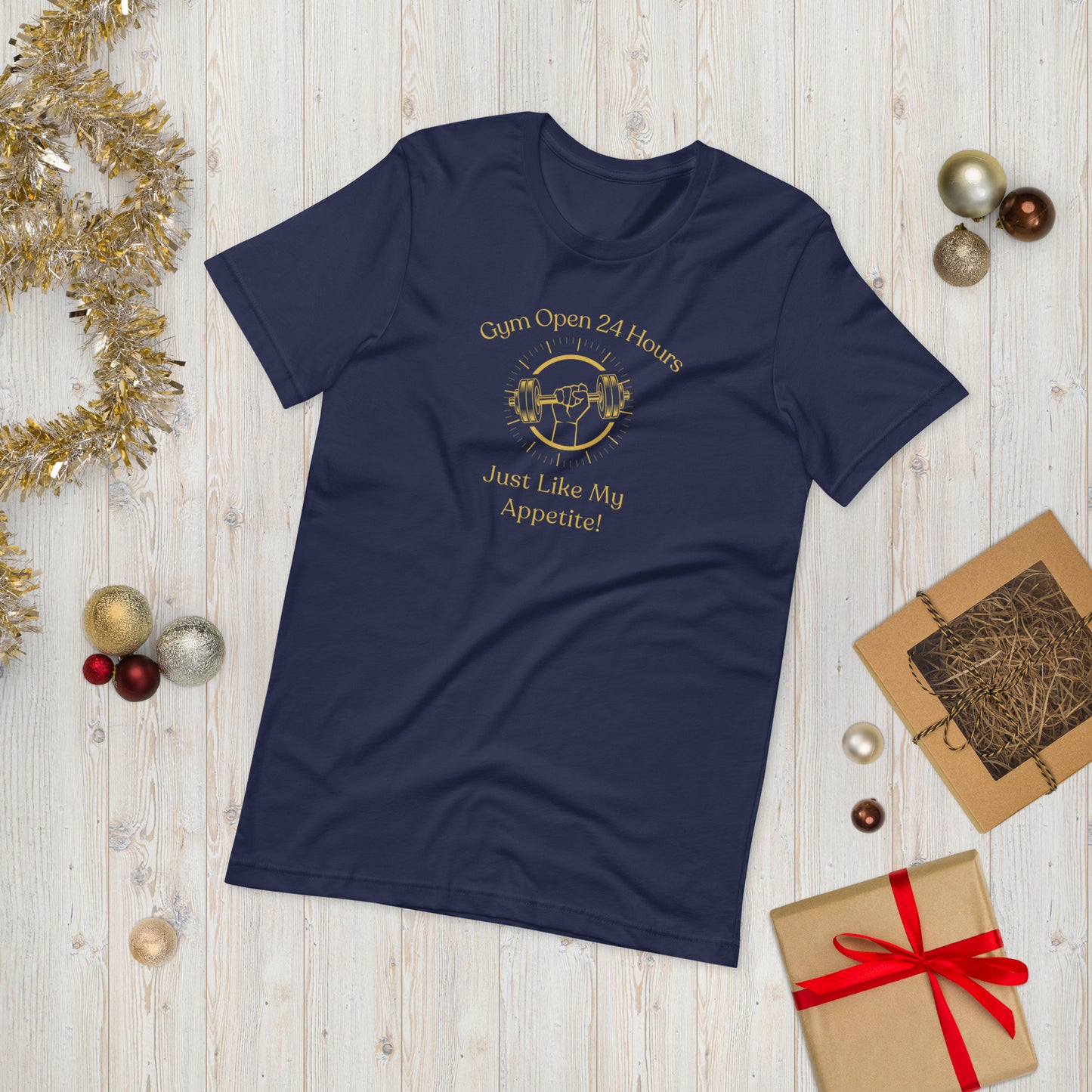 Gym Open 24 Hours – Just Like My Appetite! Men's T-Shirt